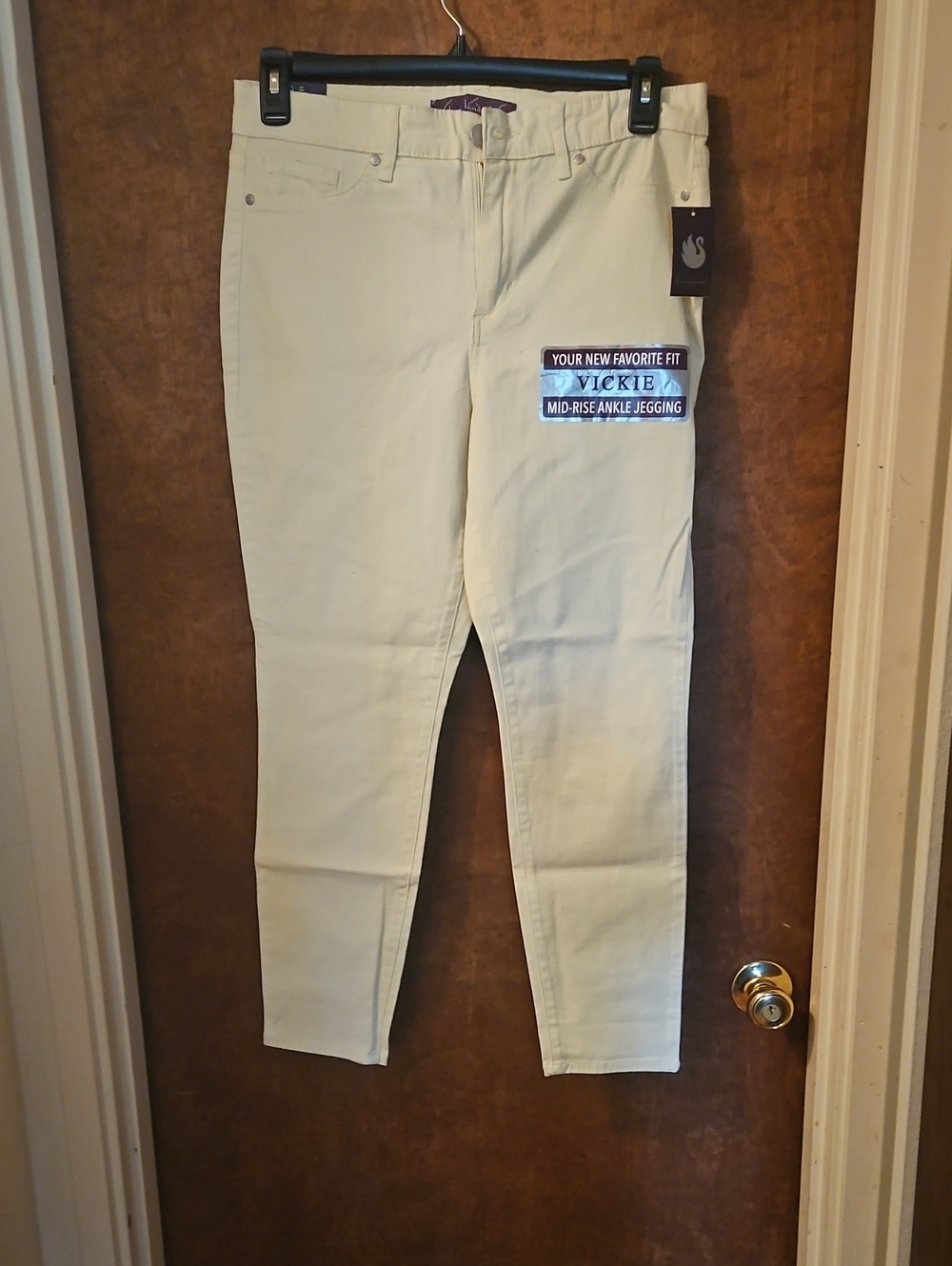 Gloria Vanderbilt Vickie Ankle Jeggings in Pale Yellow